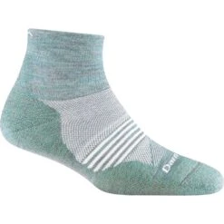 Women's Darn Tough Vermont Element 1/4 Sock Lightweight Cush -Shoe Promotion Store 1113SEAFOAM 040323202448