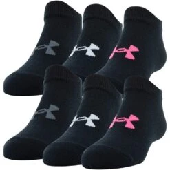 Kids Under Armour Essential No Show 6 Pack -Shoe Promotion Store 1332984 006 052522141722