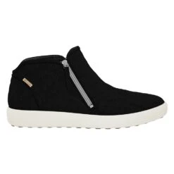 Women's Ecco Soft 7 Side Zip Bootie -Shoe Promotion Store 430243 02001 7 082323203126