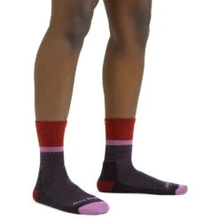 Women's Darn Tough Vermont Ranger Micro Crew -Shoe Promotion Store 5002PLUM 8 1