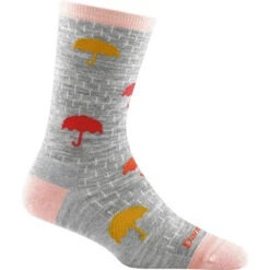Women's Darn Tough Vermont Umbrellas Crew Lt -Shoe Promotion Store 6053GRAY