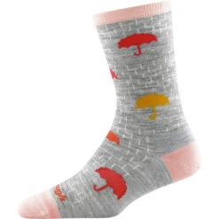 Women's Darn Tough Vermont Umbrellas Crew Lt -Shoe Promotion Store 6053GRAY 1 2