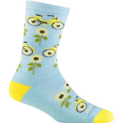 Women's Darn Tough Vermont Sun Pedal Lightweight Cushion Crew -Shoe Promotion Store 6106GLACIER 102622231934 1