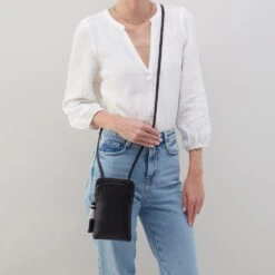 Women's Hobo Handbags Nila Phone Crossbody -Shoe Promotion Store CB 82395BLK 91 012623040615